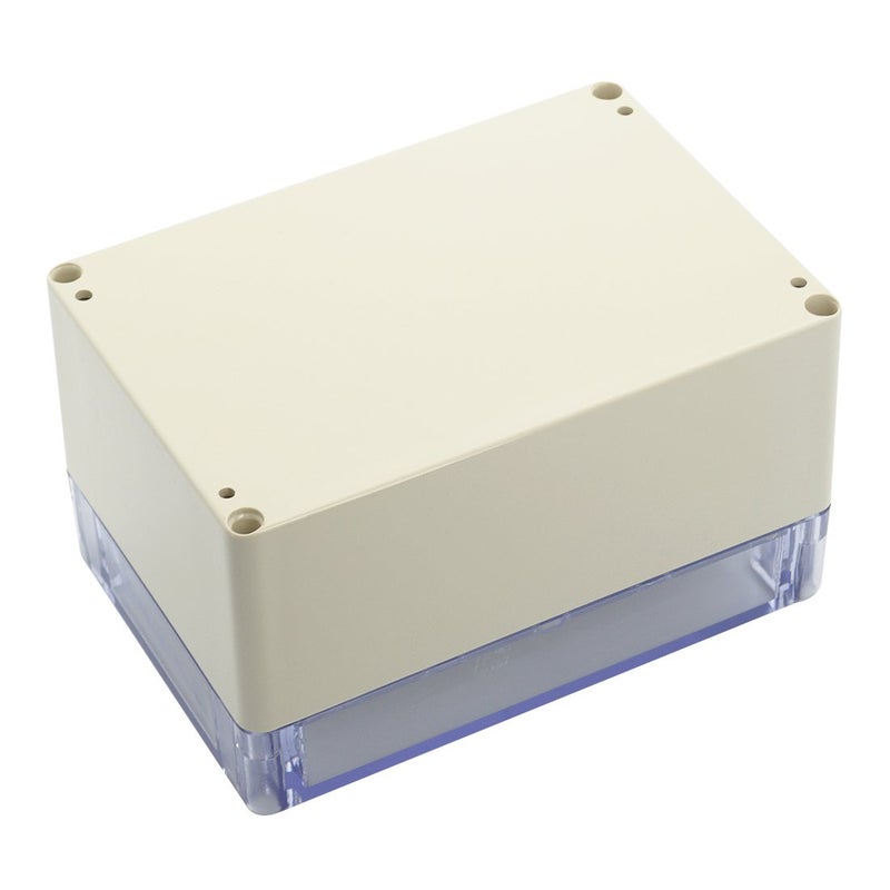 LeMotech ABS Plastic Junction Box Dustproof Waterproof IP65 Electrical Enclosure Box Universal Project Enclosure Grey with PC Transparent Clear Cover 6.3 x 4.3 x 3.5 inch(160 x110 x 90 mm) - Image 3